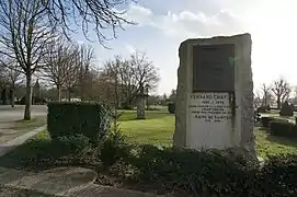 Plaque en hommage à Chapsal.
