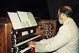 Orgue Casavant, jubé de l'orgue, église paroissiale, 1992