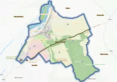 Fig.1 - Fontenoy (ban communal).