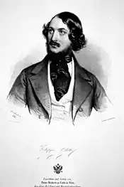 Filippo Coletti Lithographie par Josef Kriehuber