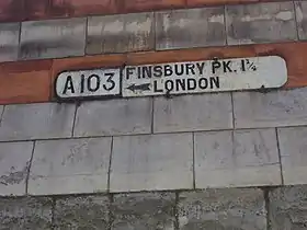Image illustrative de l’article Route A103 (Grande-Bretagne)