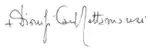 Signature de Dionigi Tettamanzi