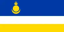 Drapeau de la république de Bouriatie