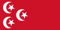 Drapeau de l'Égypte sous Méhémet Ali et ses successeurs (1805-1922)