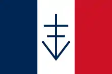 Drapeau de la République libre du Vercors(juin-juillet 1944).