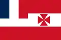 Drapeau du protectorat français de Rimatara (Polynésie française)(1891-1900).