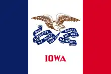 Drapeau de l'Iowa.