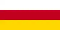 Drapeau de l'Ossétie du Nord-Alanie