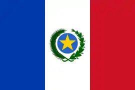 Drapeau du Paraguayde 1813 à 1840.