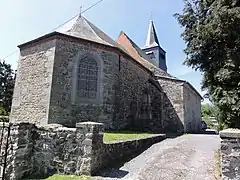 Chevet de l'église Saint-Victor.