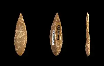 Fléchette - Gravettien - Muséum de Toulouse