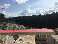 Le Ntem depuis le Barrage hydroélectrique de Memve'ele