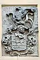 Blason de Gottlieb Bellawary (1721-1759), façade de la Guilde des Têtes noires de Tallinn