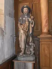 Statue de Saint Roch.