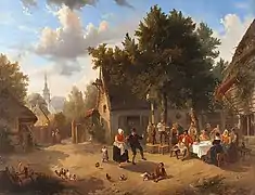 La danse des paysans.