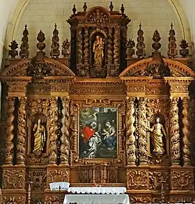 Église Saint-Léger : retable du maître-autel.