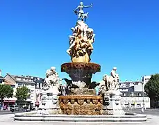 La fontaine des quatre vallées.