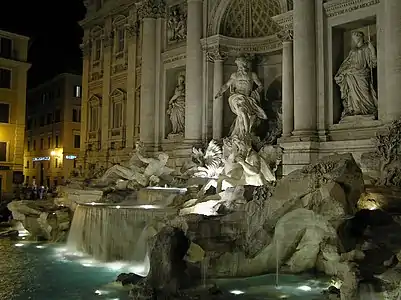 Fontaine de Trevi (1730).