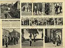 double page de photos et de petits textes