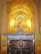 L'autel du côté nord