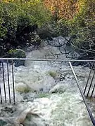 Grotte-résurgence de la Foux de Saint-Cézaire, après un gros orage.