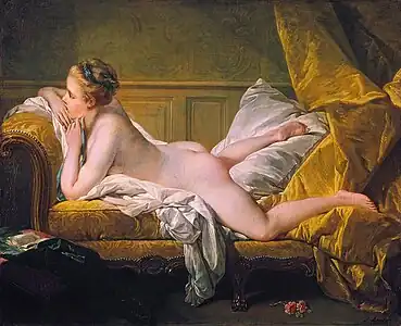 L'Odalisque blonde (1751), Cologne, musée Wallraf Richartz.