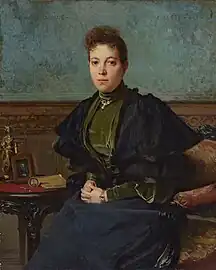 Portrait de Vera Kharitonenko (1893), Saint-Pétersbourg, musée de l'Ermitage.