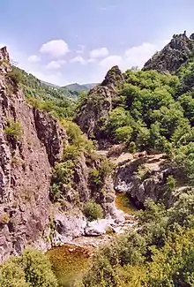 Haute-vallée de l'Ardèche.