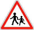 A13a - Endroit fréquenté par les enfants