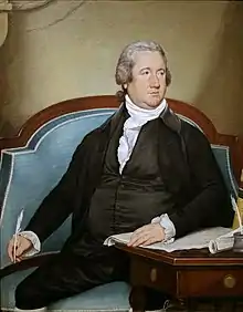 Le président de la Chambre des représentants Frederick Muhlenberg.