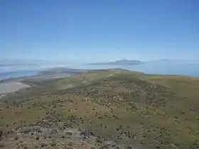Vue de l'île du haut de Castle Rock