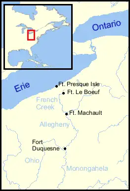 Forts français construits en Ohio