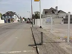 La borne dans son environnement.