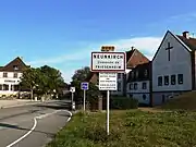 Le hameau de Neunkirch, commune de Friesenheim.