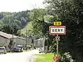 Entrée du village de Géry.