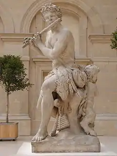 Antoine Coysevox :le Berger flûteur (1709)Musée du Louvre