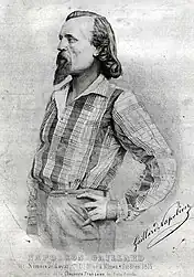 Portrait de Napoléon Gaillard dit Nîmois le Loyal, compagnon du Devoir.