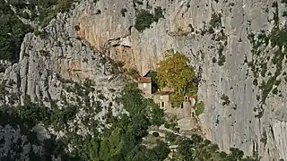 L'ermitage Saint-Antoine de Galamus.