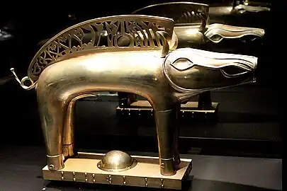 Reproduction du Sanglier-enseigne gaulois, découvert à Soulac-sur-Mer.