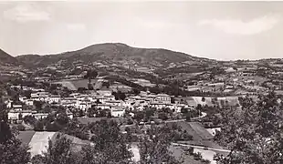 Ganac depuis la route de Micou