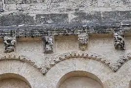 Modillons de la corniche