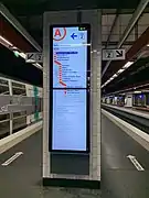 PAD vertical en gare de Noisy-le-Grand-Mont d'Est.