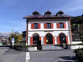 La gare de Saint-Gervais-les-Bains.