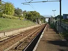 Vue générale de la gare.