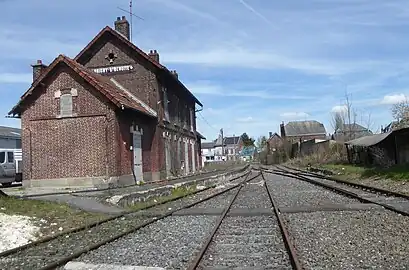 Gare d'Origny-Sainte-Benoite en 2019