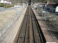 Vue en direction de Montbéliard.