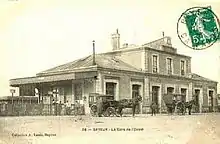 La gare de Bayeux, au début du XIXe siècle