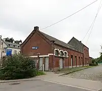 Vue depuis le passage à niveau.