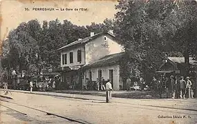 La gare de Perregaux.