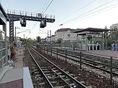 Les voies en direction de Paris-Nord.